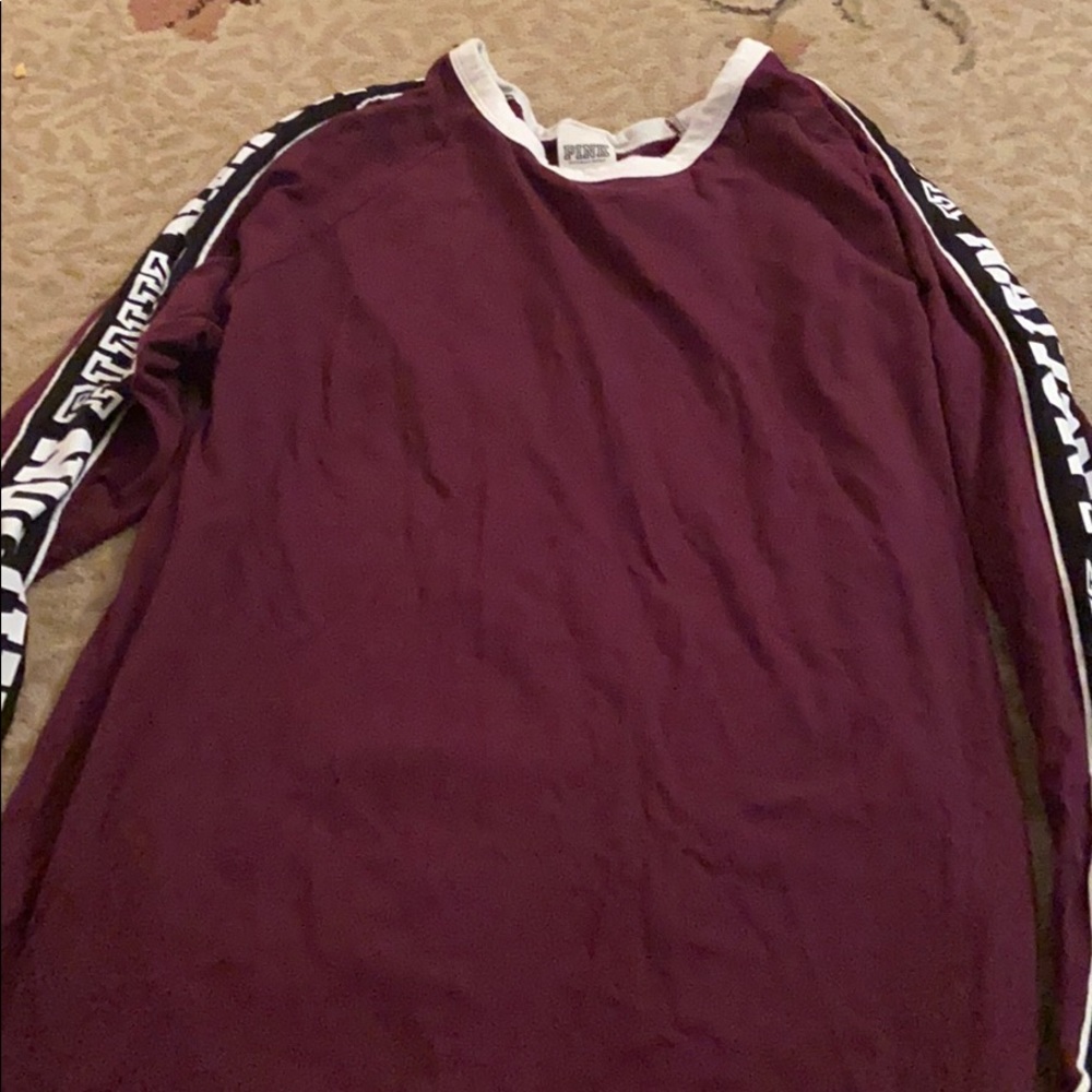 Pink long-sleeve shirt